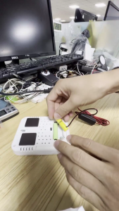 1 Set LR03 Eliminators Cable with Switches Type C USB Power Supply Wire Cord to Replace for LR03