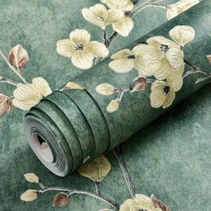 GORGE 3D Wall Stickers Flower Self Adhesive Wall Decorwall Stickers Thicken Wall Paper Bedroom TV Background