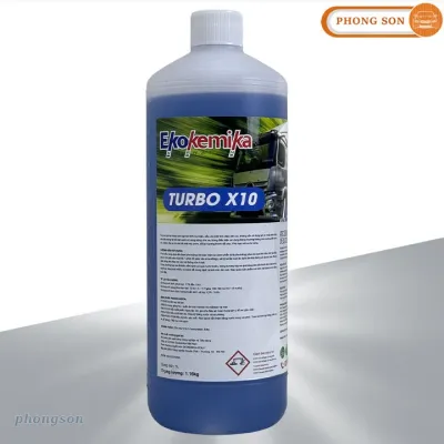 Nước rửa xe không chạm Turbo X10 Ekokemika 1 lít (xe khách ôtô tải)