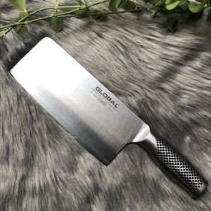Dao chặt gà chặt vịt băm thịt thép không gỉ nguyên khối của Nhật nặng 450g sắc bén đầm tay chặt gọn gàng dễ sử dụng - Dao làm bếp