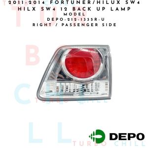 2011-2014 FORTUNER/HILUX SW4 HILX SW4 12 BACK UP LAMP DEPO-212-1335R-U RIGHT / PASSENGER SIDE
