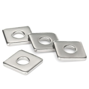 304 Stainless Steel Square Washers M3 M4 M5 M6 M8 M10 M12 M14 M16 Curtain Wall With Square Pad Flat Gasket Pad