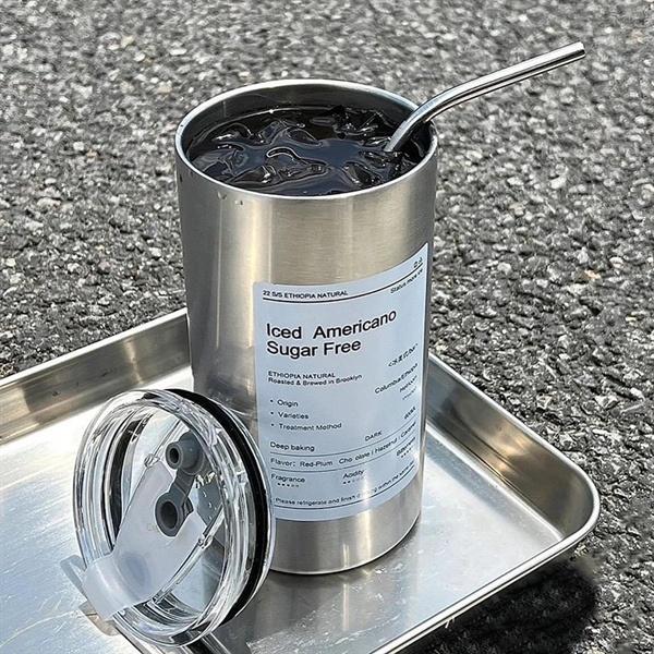 Ly giữ nhiệt inox trơn có ống hút 600ml giữ nóng lạnh lâu [ Rẻ ...