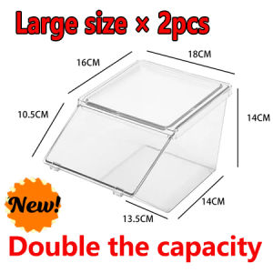 【High Quality】Acrylic Candy Organizer for Store Display Stackable Storage Box Coffee and Tea Desktop Display Rack