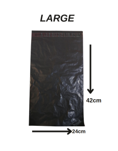 BLACK Courier Pouch with FREE ITEM for Shipping