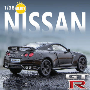 【RUM】DIE-CASTรถ1:36 Nissan GT-R R35ใบอนุญาตของแท้รถโลหะผสมของเล่นเด็กของเล่นเด็กของขวัญคอลเลกชันรถยนต์สำหรับชาย