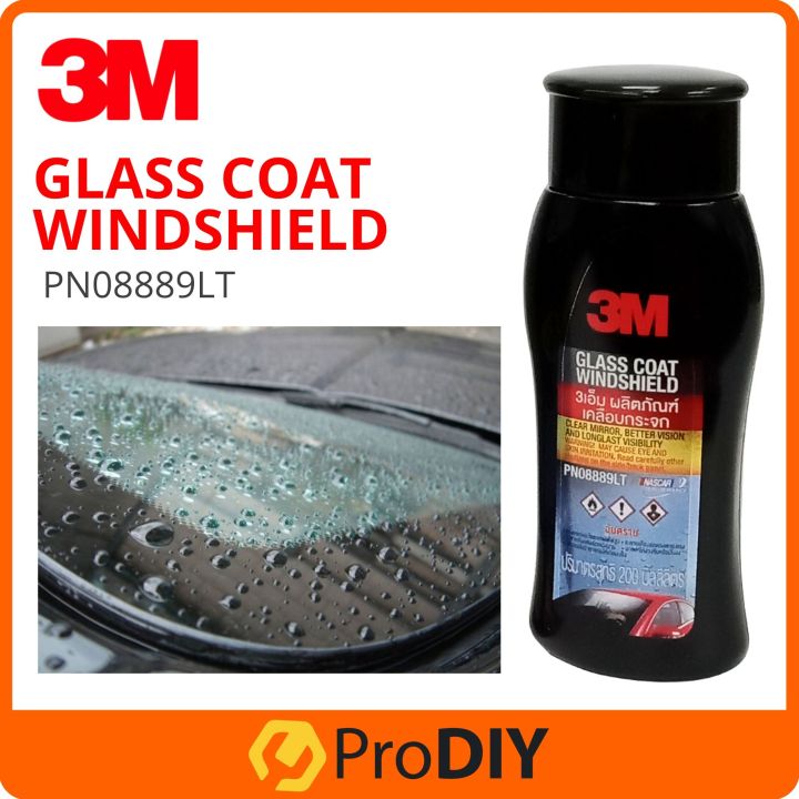 3M 08889LT Glass Coat Windshield Menghilangkan Kabus Cermin Depan