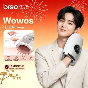 🌟Breo WowoS Finger Massager Palm Wrist Joint Hand Acupoint Numbness Care Meridian Kneading Heating Tool