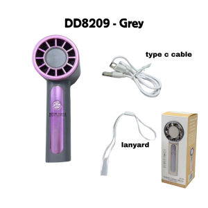 🔥Local Delivery🚚199 Speed Handheld Fan Powerful Wind Portable Turbo Fan Type-C Charging Digital Display 4 Colours