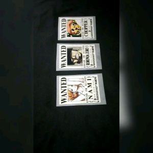 Stiker Sticker Baju Sablon Kaos DTF Anime One Piece Kru Mugiwara Stiker Setrika Baju Anime