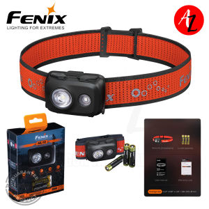 FENIX HL16 Compact LED Headlamp 450 Lumens Max Distance 104 Meters IP66 Rated Water and Dustproof comes with AAA Batteries