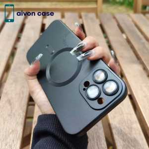 CASE MAGNETIC ULTRATHIN TPU MATTE FOR IPHONE 15 15PRO 15PROMAX 14 14PRO 14PROMAX 13 13PRO 13PROMAX EC-006