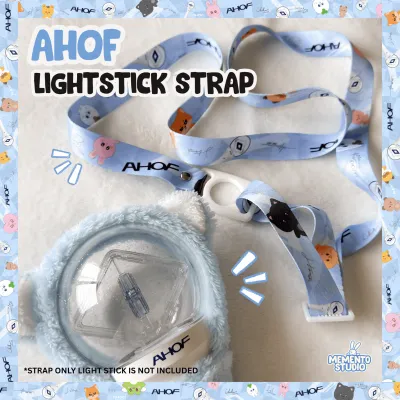 AHOF Bong Gu Light Stick Strap Lanyard Adjustable Strap Holder Memento Studio