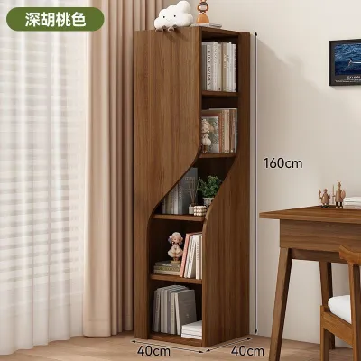 [CozyNest] Bookshelf Corner Shelf Wall Corner Storage Cabinet Curved Corner Cabinet Storage Rack Corner Multifunctional