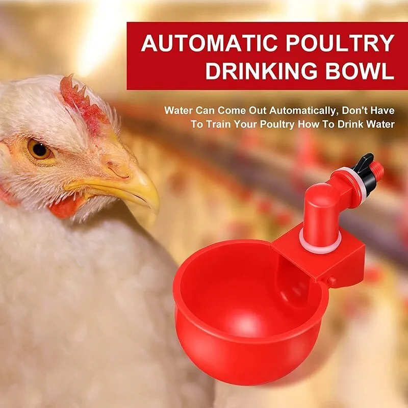 6-Piece Automatic Poultry Waterer Set - Convenient Hanging - View #9