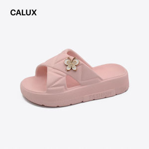 [COD] Sandal Wedges Platform Wanita Karet EVA Model Serut Korean Tinggi Sendal Cewek Slop Kasual Size 35 - 40 - Sendal Empuk Nyaman