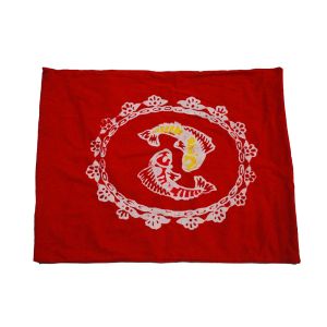 Sarung Bantal Cap Motif Bunga Dua bahan katun tebal | Z Fashion