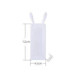 Universal Silicone Remote Control Cover with Cute Rabbit Ear Anti-slip Case For 12cm 19cm Remote