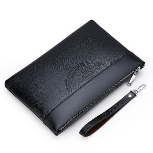 Xicarson Mens Clutch 2020 New Trendy Men Handbag Business Large Capacity Soft Leather Envelope Bag