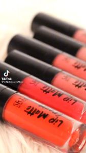 SR12 Lip Matte Cream Shades Warna Cherish Me Lembab dibibir Tahan Lama Tidak Luntur Transferproff
