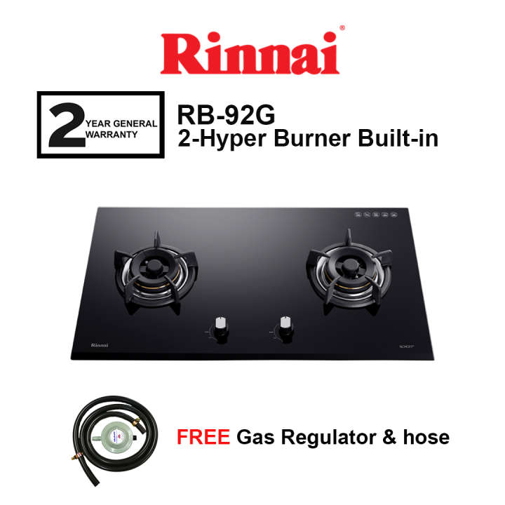 Rinnai RB92G Built In Gas Hob Flexible Cut Out RB92G (free gas