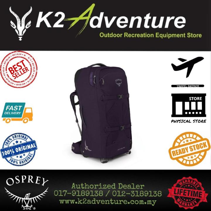OSPREY FAIRVIEW WHEELED TRAVEL PACK 65 (100 AUTHENTIC) Lazada