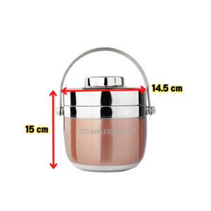 ปิ่นโต ปิ่นโตเก็บความร้อน ขนาด 1500 ml. (คละสี)