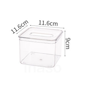 Inaso Tempat Tisu Transparan | Kotak Penyimpanan Tissue Dapur | Box Modern Tissue Toilet Kamar Mandi Minimalis HSB712