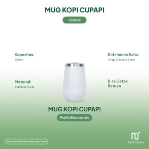 Custom MUG EGG Promosi Tumbler Stainless Shaped Cupapi Ekonomis Grafir Cetak Nama Logo