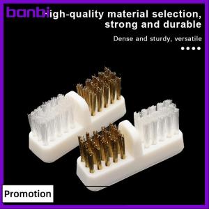 banbi 1pcs Manicure Cutter Nail Drill Bit Cleaning Brush Copper Wire Remove Dust Clean Soft Hard Drill Grinding Head Cleaner Tools