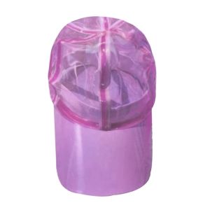 TEWUB UV Protection Water-Splashing Festival Hats Adjustable Brim Transparent PVC Water-Sprinkling Hats Casual Style Waterproof Baseball Cap Outdoor Activities