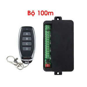 Mạch công tắc điều khiển từ xa Rf 433MHZ 220v 4 cổng 100m 150m 1000m công tắc điều khiển từ xa 220v 4 kênh độc lập