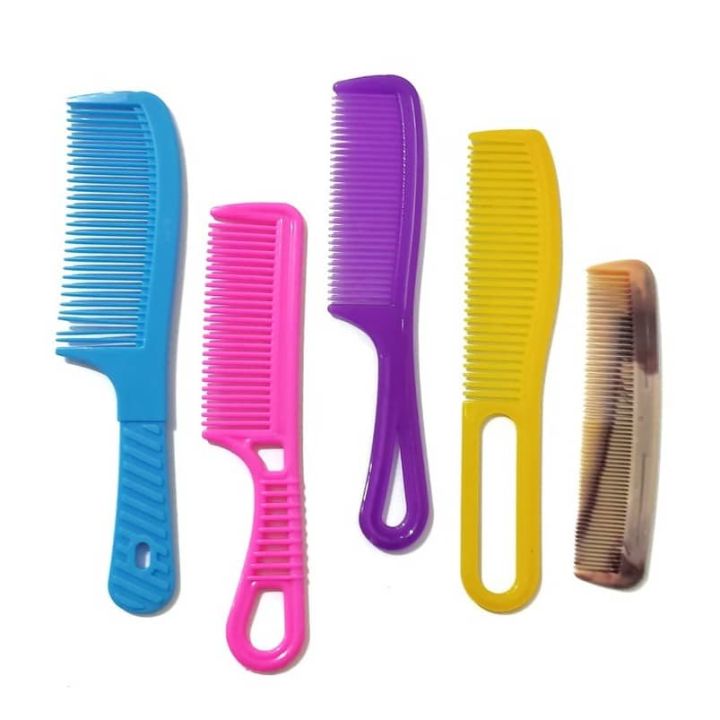 Men's Women's Kids Plastic Fine Wide Tooth Hair Comb Brush Suklay For ...