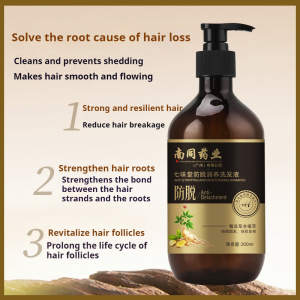 Hair growth shampoo Anti hair loss shampoo Shampoo rambut gugur 300ml/box Anti hair loss/Fast hair growth/Anti dandruff/Control oil/Relieves scalp itching
