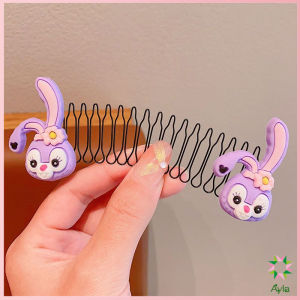 Ayla หวีดึงผมหน้าม้า ลายการ์ตูนน่ารัก กิ๊บติดผม สําหรับลูกสาว Cartoon Hair Comb