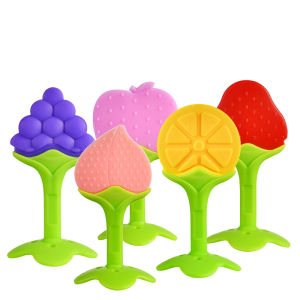 ยางกัดรูปผลไม้ ยางกัดซิลิโคน ยางกัดสำหรับเด็ก รูปผลไม้ แบบแท่ง ยางกัดเด็ก ปลอดสารพิษ