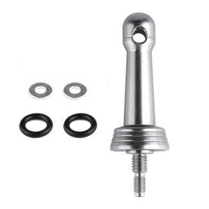 Fishing Wheel Balance Rod Insertion in/Screw in Reel Stand with Gasket and Rubber Rings Aluminum Fishing Reel Balancers