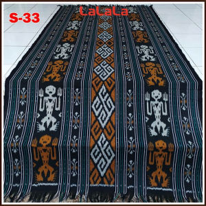 (Ready Stock) Baju Couple Tenun Aurora Motif Asmat - Set Baju tenun - Setelan Baju Tenun Couple