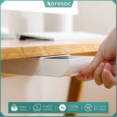 Aoresac dưới bàn ngăn kéo tổ chức giấu dung tích lớn dính dưới bàn ngăn kéo cho văn phòng nhà cửa