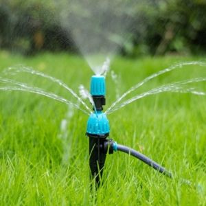 TASTY TIMES 5PCS/SET 360° Adjustable Automatic Lawn Sprinkler Buried Plug Water Saving Rotating Sprinkler Misting Nozzle Large Area Coverage Water Irrigation Tool Garden Lawn