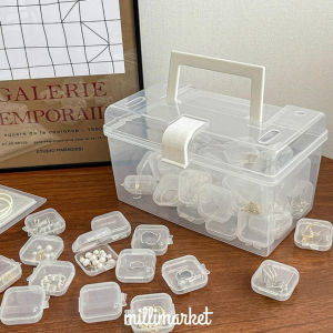 MILLI Box Penyimpanan Transparan Multifungsi - Organisator Mini Space-Saving