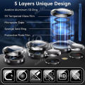 Samsung Galaxy S25 Ultra 5G Metal Camera Lens Protector Tempered Glass For Samsung Galaxy S25 Plus Ultra S25Plus S25Ultra 5G Clear Metal Ring Camera Protector Tempered Glass For SamsungS25 Ultra Plus 5G. 