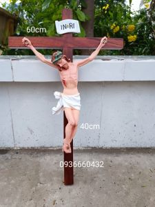 THÁNH GIÁ CHÚA CHỊU NẠN thánh giá gỗ tượng nhựa composite - BỘ TƯỢNG CÔNG GIÁO