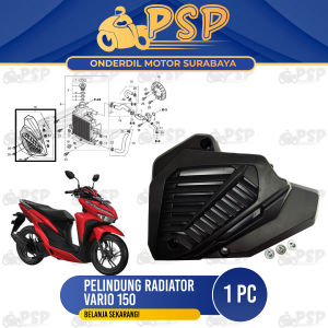Pengaman Radiator Vario 150 - Pelindung Tameng Cover Comp Tutup Radiator Honda Vario 125 eSP Vario