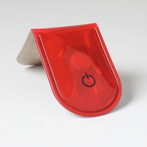 Clip On LED Safety Light USB Rechargeable Strobe Warning Waterproof Magnetic For Running Cycling
