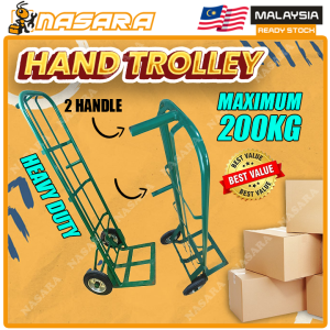 Nasara Heavy Duty Fruit Box Hand Trolley 200KG Hand Truck With 8 Inch 2 Wheel Tyre Trolley Handling Fruit Box / Troli / 手推车