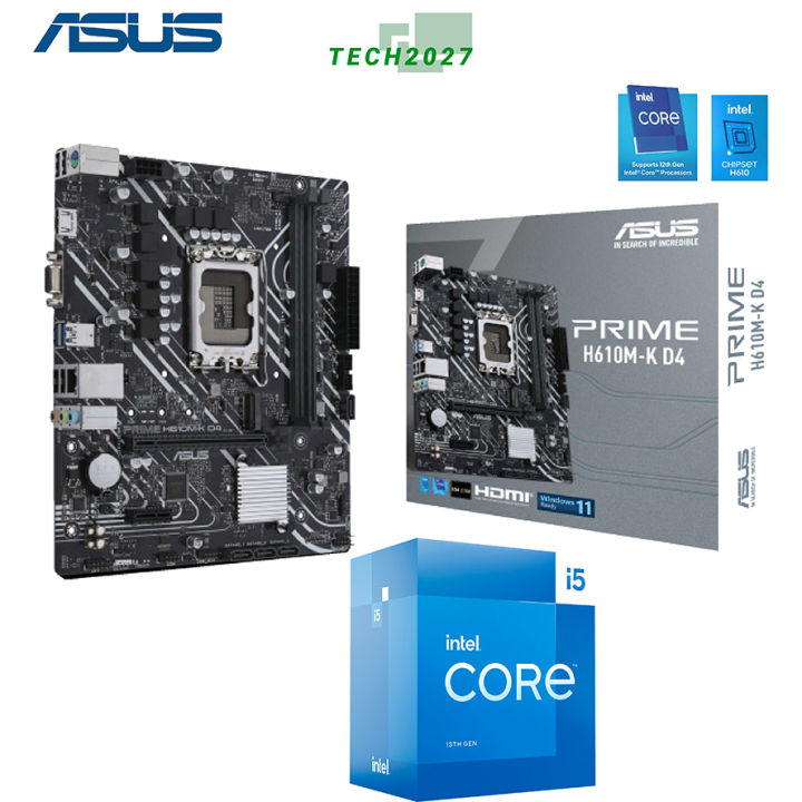 Intel Core I5 13400 2 5 Ghz 10 Core With Asus Prime H610m K D4 Matx Intel Core I5 13400 2 5 Ghz 10 Core With Asus Prime H610m K D4 Matx