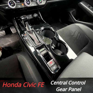 Honda Civic FE 2022-2024 Glossy Black Gear Panel Cover