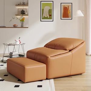 Lazy Sofa Balcony Living Room Bedroom Fabric Single Reclining Small Sofa