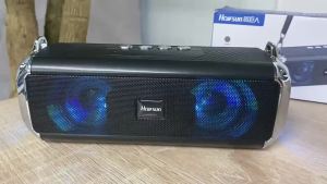 ZNW ลำโพงบลูทูธเอฟเฟคเสียง HIFI ลำโพงคู่ AI อะริฟิเชียลอัจฉริยะไดอะแฟรมคู่แบบพกพาสี่หน่วยเสียงสะท้อนเสียงสูงลำโพงเสียงทุ้ม